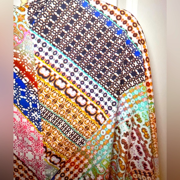 🆕✨NWT Plus Colorful Printed Kimono Boho Style Size 2x-3x Flowy 🦋 - Picture 8 of 10